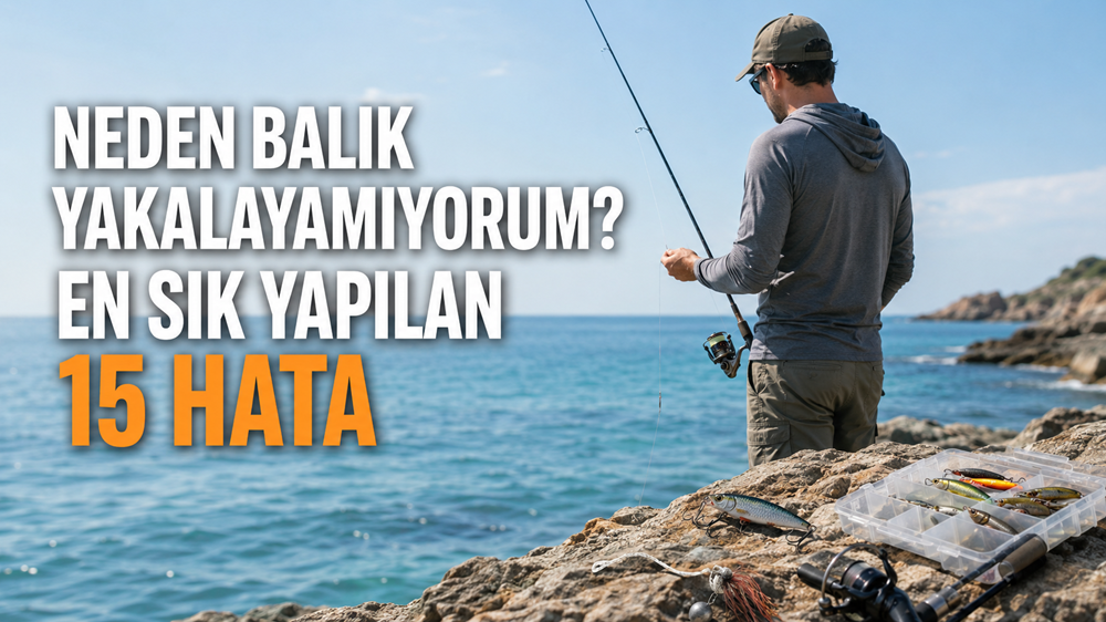 Neden Balık Yakalayamıyorum? İşte En Sık Yapılan 15 Hata