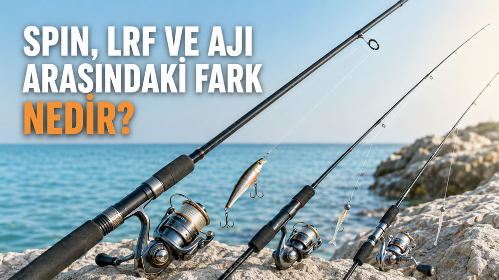 Spin, LRF ve Aji Arasındaki Fark Nedir? Hangi Av Disiplini Size Daha Uygun?