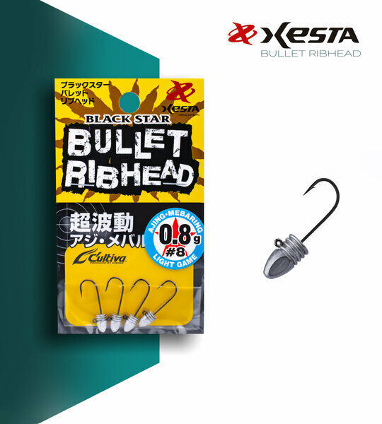 Xesta Bullet Rıbhead Jig Head No:8 0.8gr