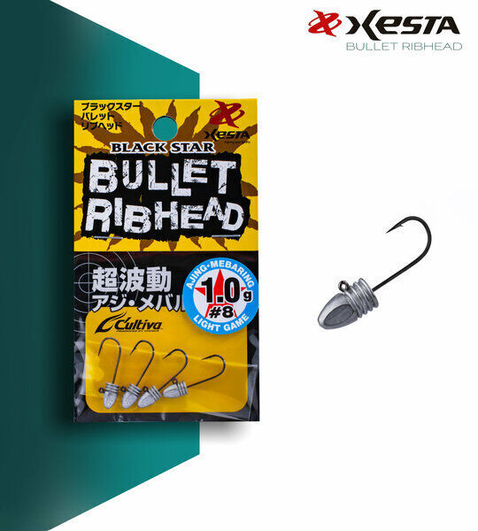 Xesta Bullet Rıbhead Jig Head No:8 1.0gr