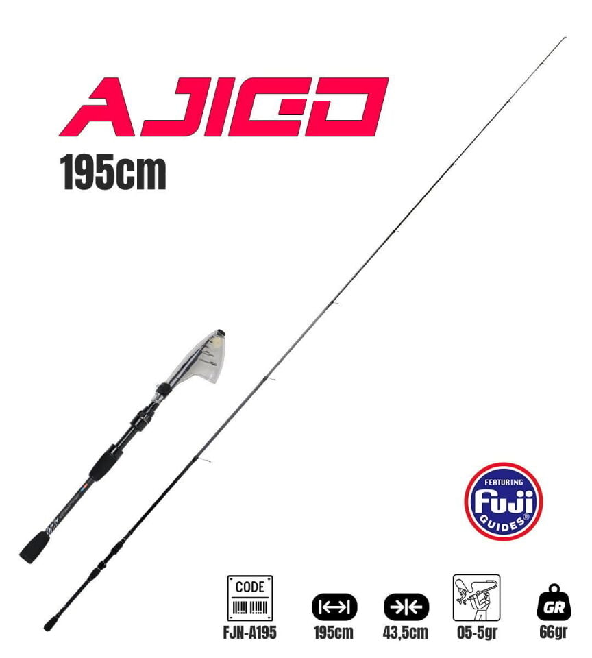 Fujin Ajigo 195 Cm 0.5-5 Gr Teleskopik Lrf Kamışı