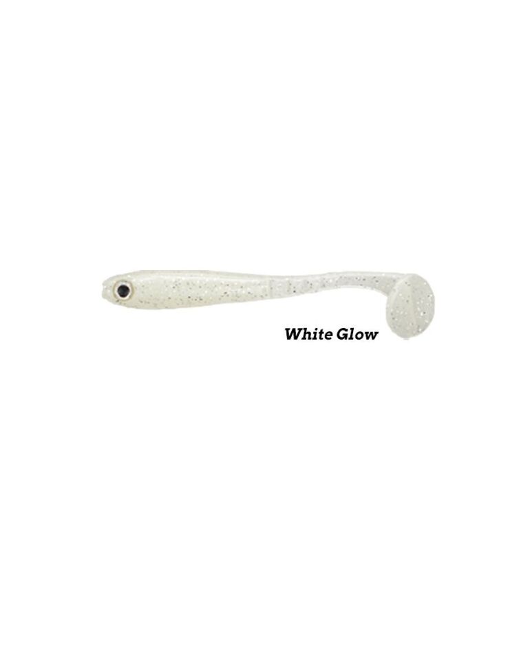 Fujin Bomb Shad Silikon Yem White Glow