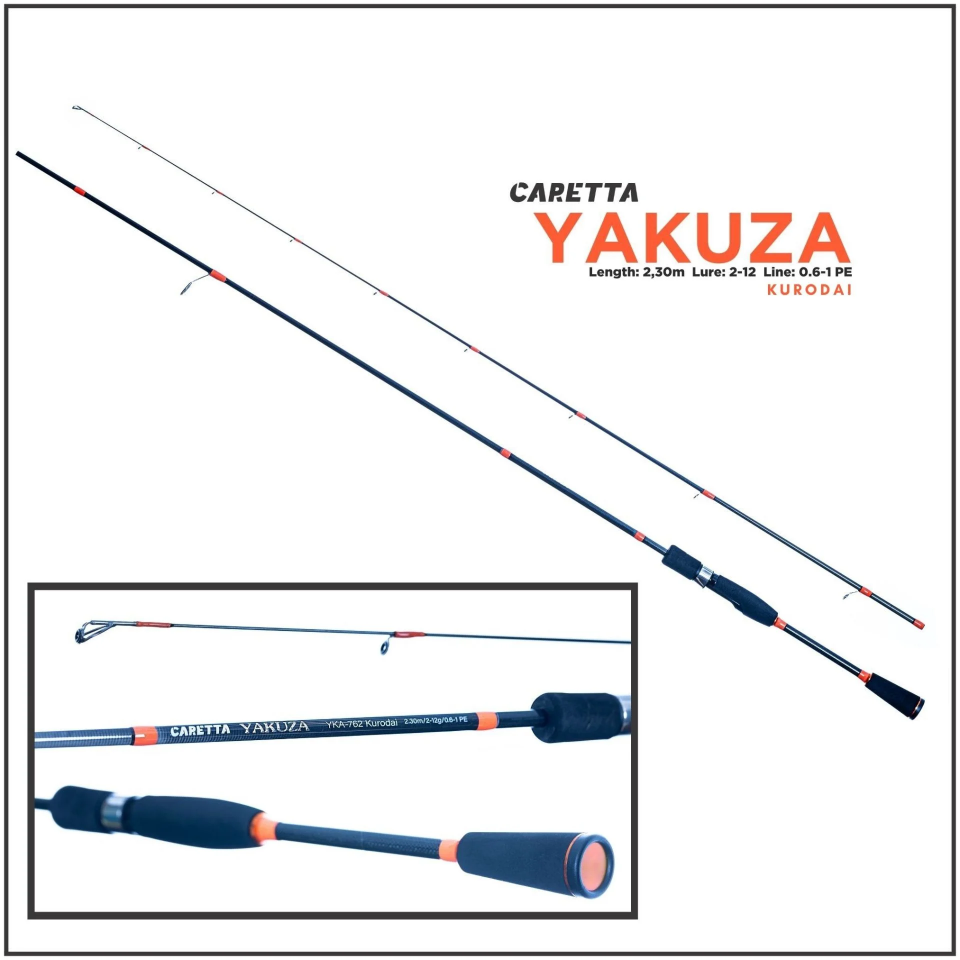 Caretta Yakuza Kurodai 3-18 Gr 230 Cm Lrf Kamışı