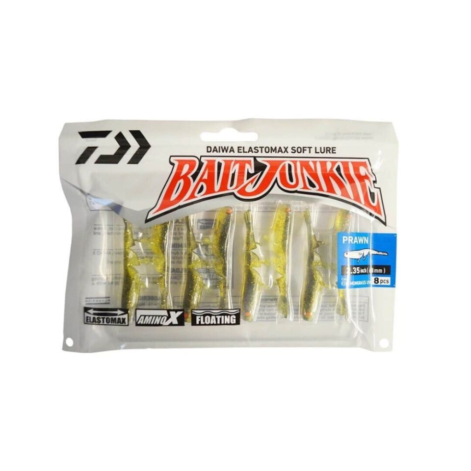 Daiwa Bait Junkie Prawn 7.6 Cm Silikon Karides Yem Oil Flash UV