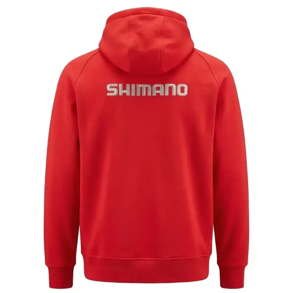 Shimano Hoodie Kapüşonlu Sweatshirt Red Large
