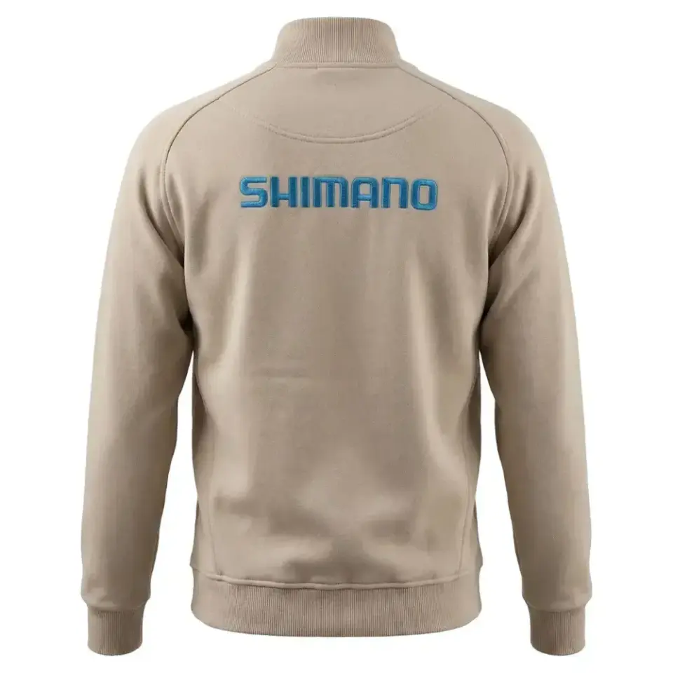 Shimano Zipper Sweatshirt Beige Large