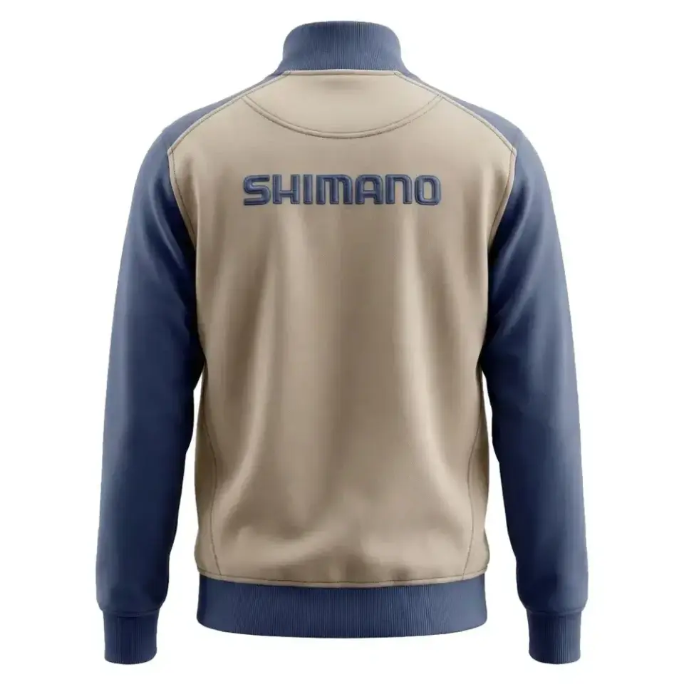 Shimano Zipper Sweatshirt Beigo/Indigo Medium