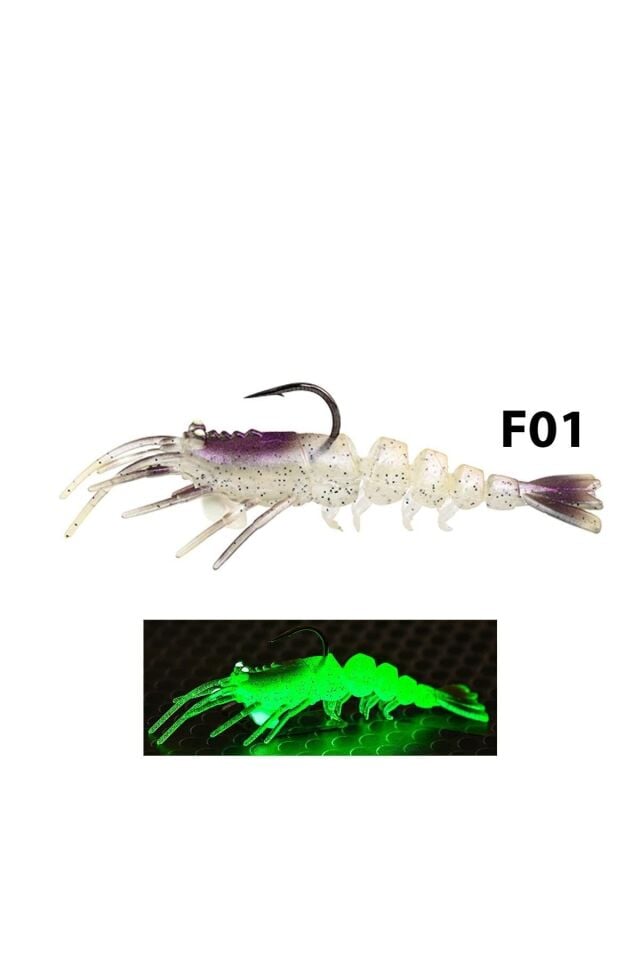 Fujin Shrimper 75mm 4Gr Silikon Karides Yem F01 Jelly