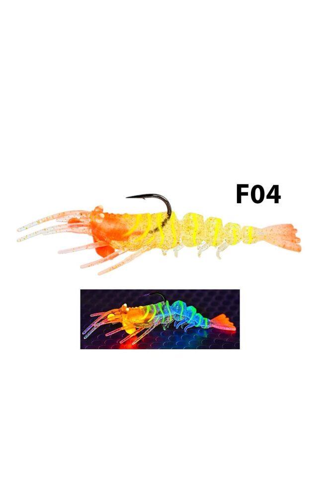 Fujin Shrimper 75mm 4Gr Silikon Karides Yem F04 Native