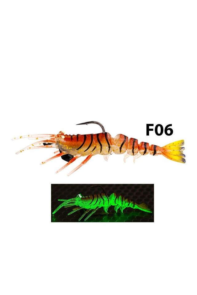 Fujin Shrimper 75mm 4Gr Silikon Karides Yem F06 Angry Shrimp