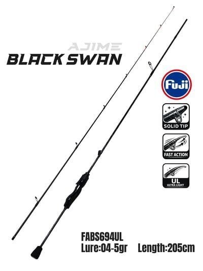 Fujin Ajime Black Swan 205 Cm 0.4-5 Gr Aji Lrf Kamışı