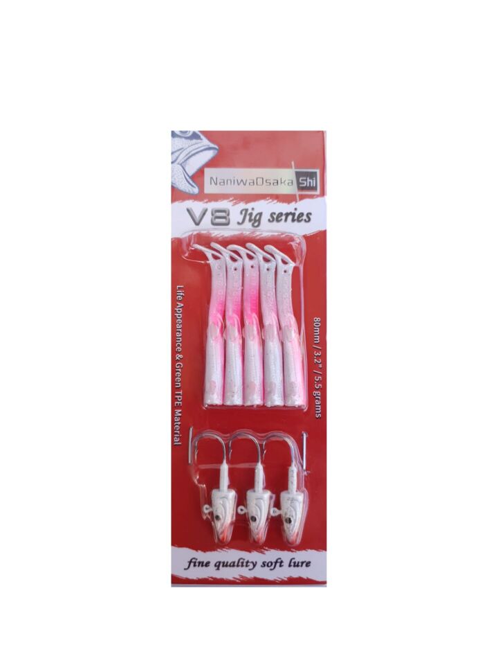 Osaka V8 10 Cm 10Gr Silikon Yem Pınk Glıtter