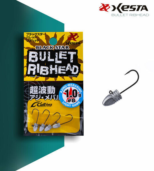 Xesta Bullet Rıbhead Jig Head No:8 1.0gr
