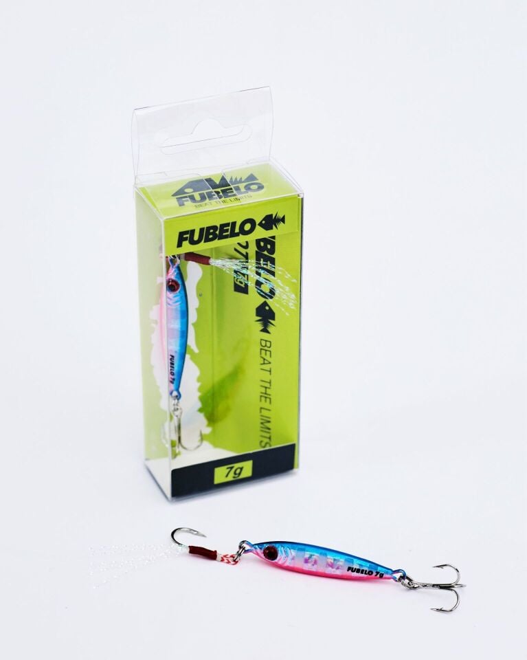 Fubelo Pılot Mıcro Jig Yem 7gr Blue Pınk Zebra