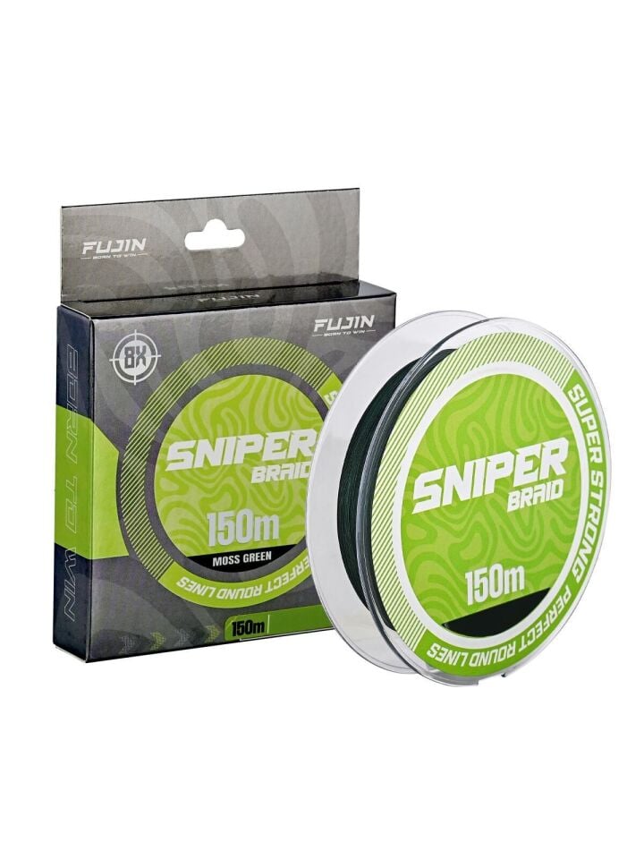 Fujin Sniper 8X 150Mt  Moss Green İp Misina 0.16mm