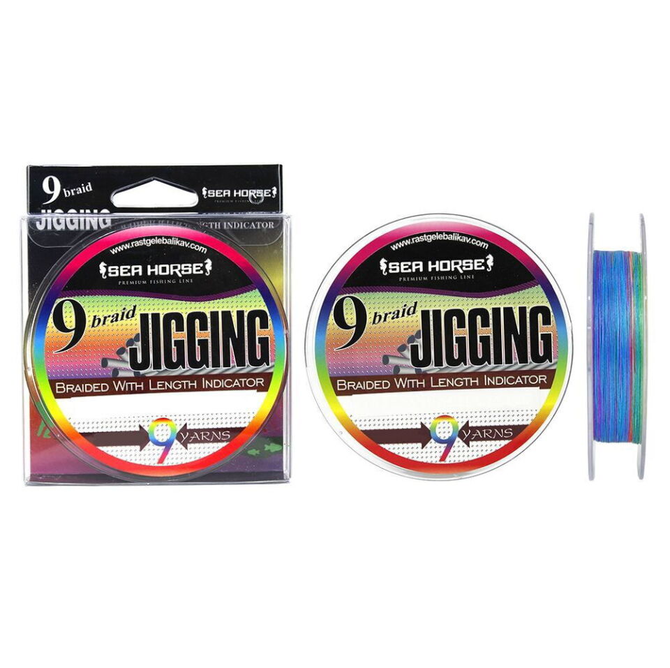 Sea Horse Jigging 150Mt 9X Multi Color İp Misina 0.16mm