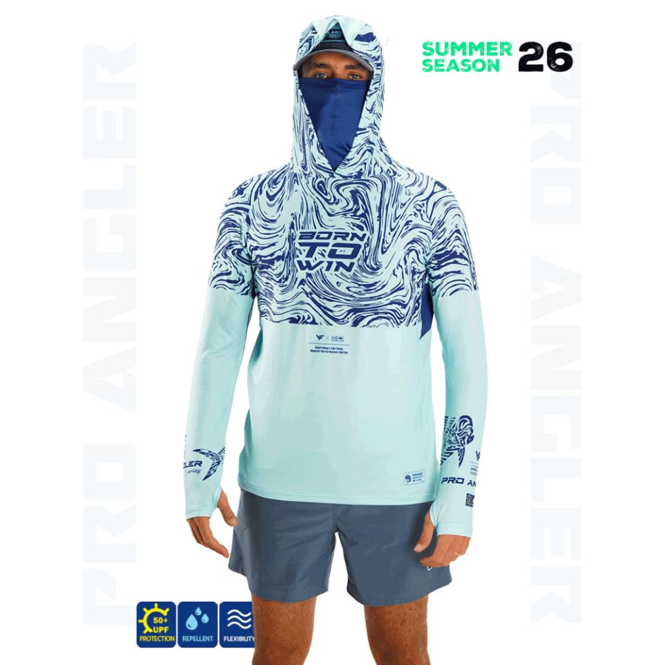 Fujin Pro Angler S26 Buff Hoodie Izohips Mint Xxl