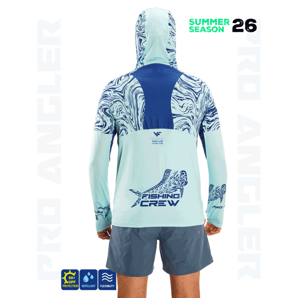 Fujin Pro Angler S26 Buff Hoodie Izohips Mint Xxl