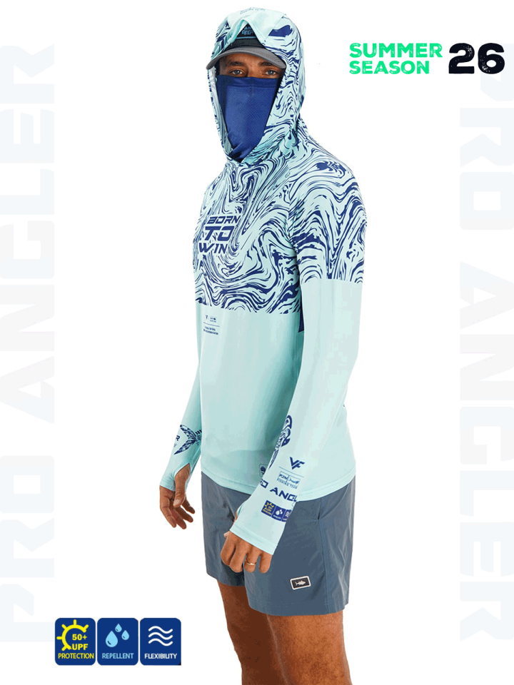 Fujin Pro Angler S26 Buff Hoodie Izohips Mint Xxl