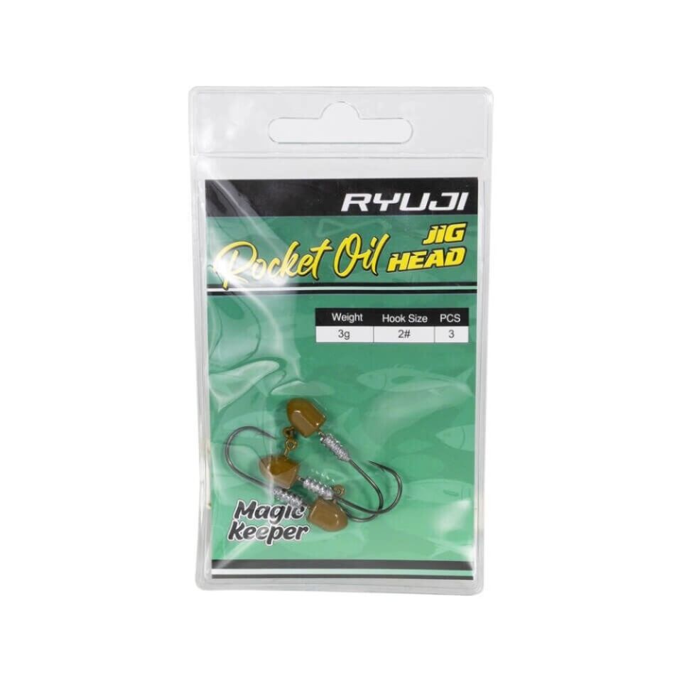 Ryuji Rocket Oil Jighead 3gr No:2