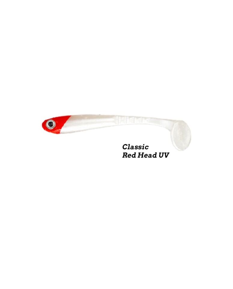 Fujin Bomb Shad Silikon Yem Classic Red Head
