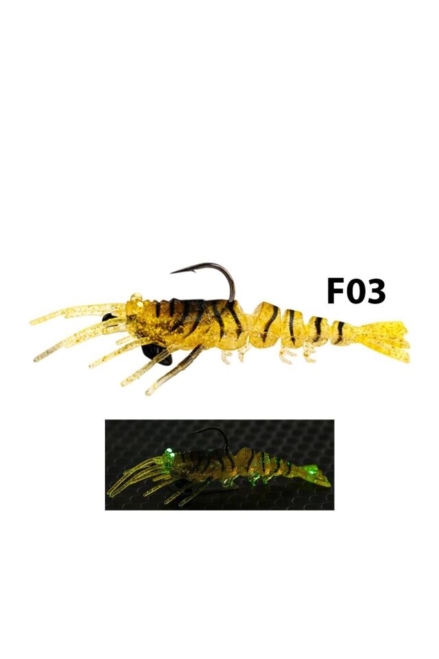 Fujin Shrimper 75mm 4Gr Silikon Karides Yem F03 Fizzy
