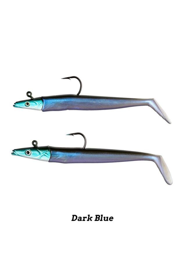 Fujin Zand Eel 11Cm 7-14G Double Combo Silikon Yem Dark Blue