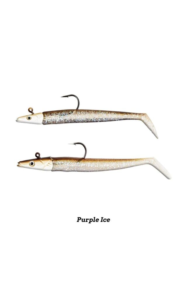 Fujin Zand Eel 11Cm 7-14G Double Combo Silikon Yem Purple Ice