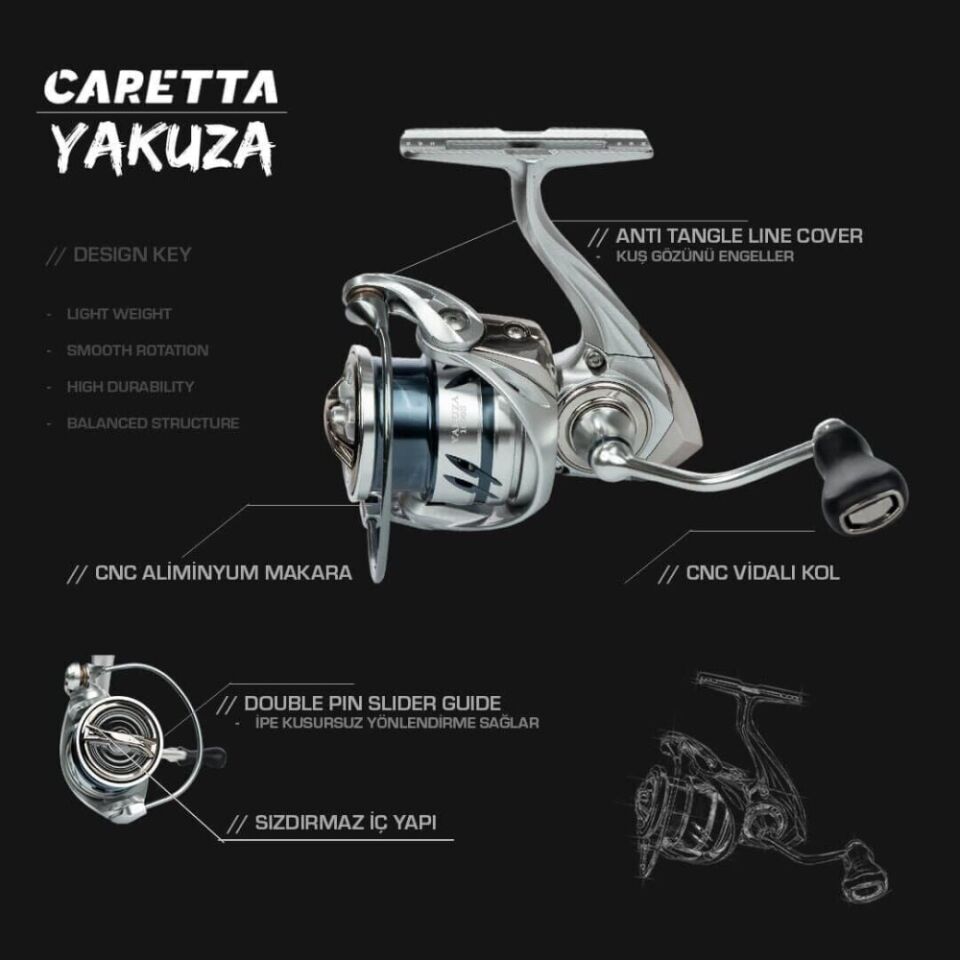 Caretta Yakuza 2000 M LRF Olta Makinesi