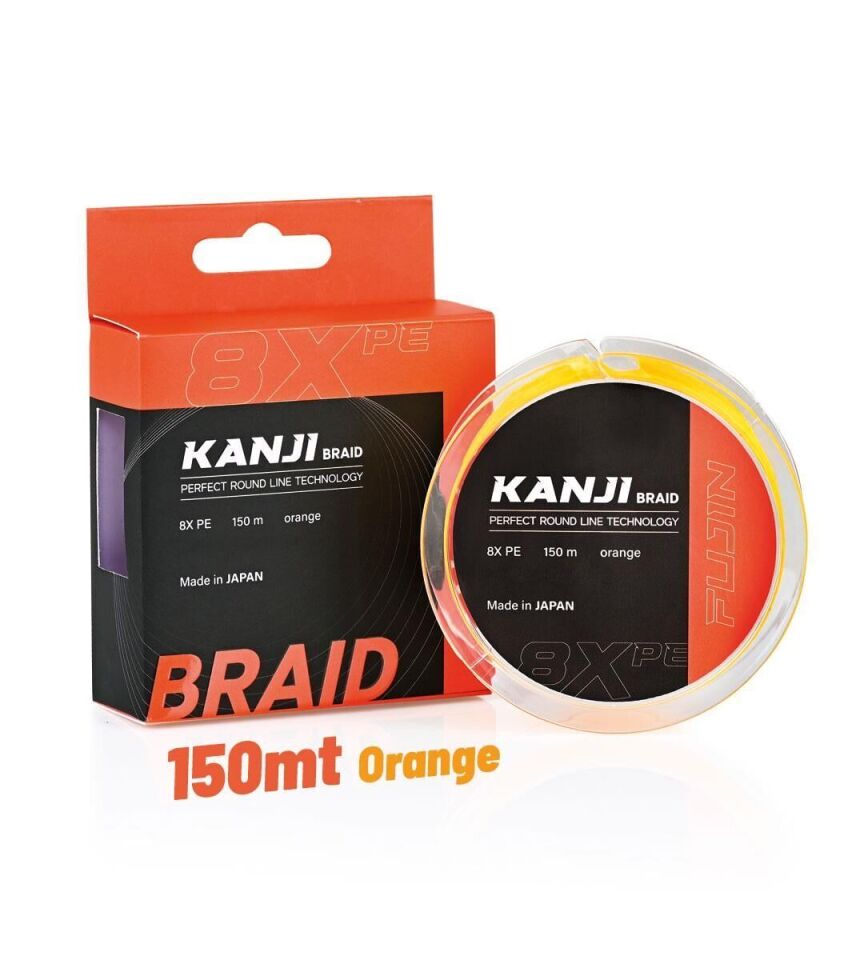 Fujin Kanji 8X 150MT Orange İp Misina 0.10mm
