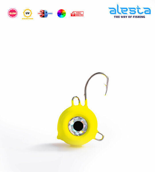 Alesta Tenya Jighead 150G Sarı Glow