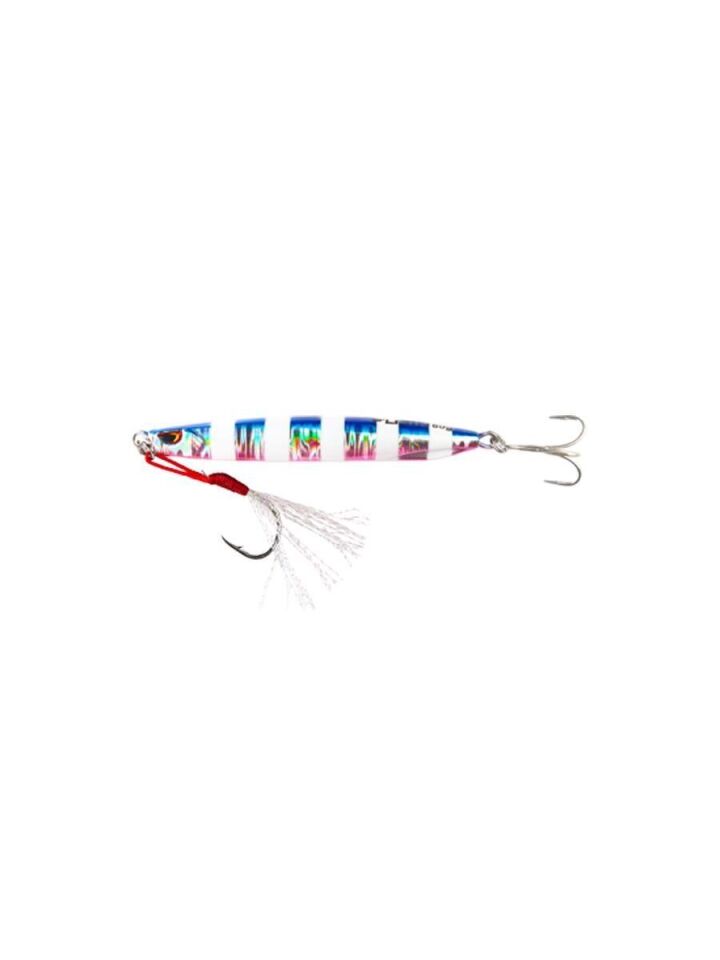 Fujin Metal Cast 60Gr Jig Yem Mt12 Blue Pink Zebra Glow