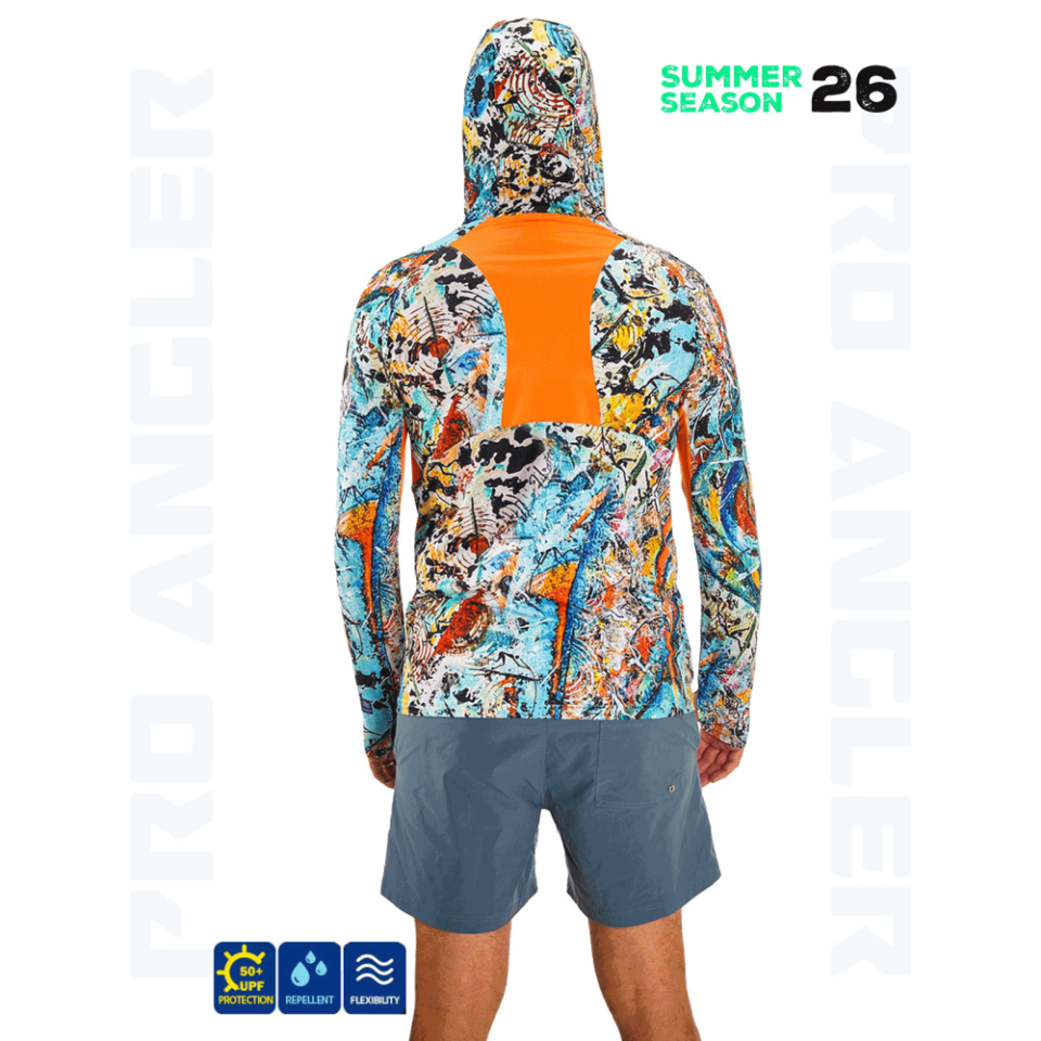 Fujin Rolla S26 Buff Hoodie Makai Orange Large