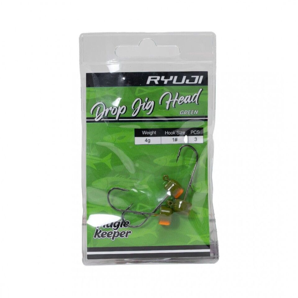 Ryuji Drop Jighead Green