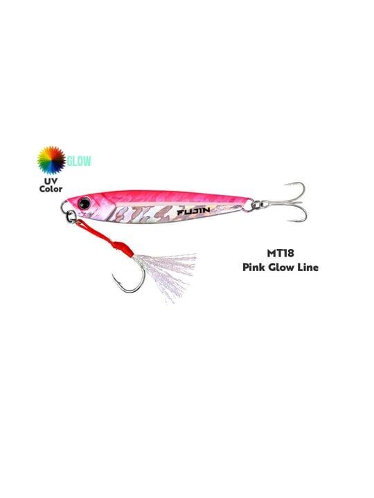 Fujin Jig-X 30Gr Jig Yem Mt18 Pink Glow Line