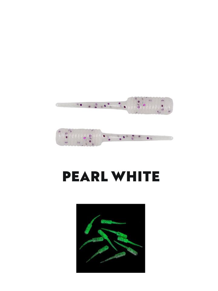Fujin Baby Fry 2Cm Lrf Silikon Yem Pearl White Glow