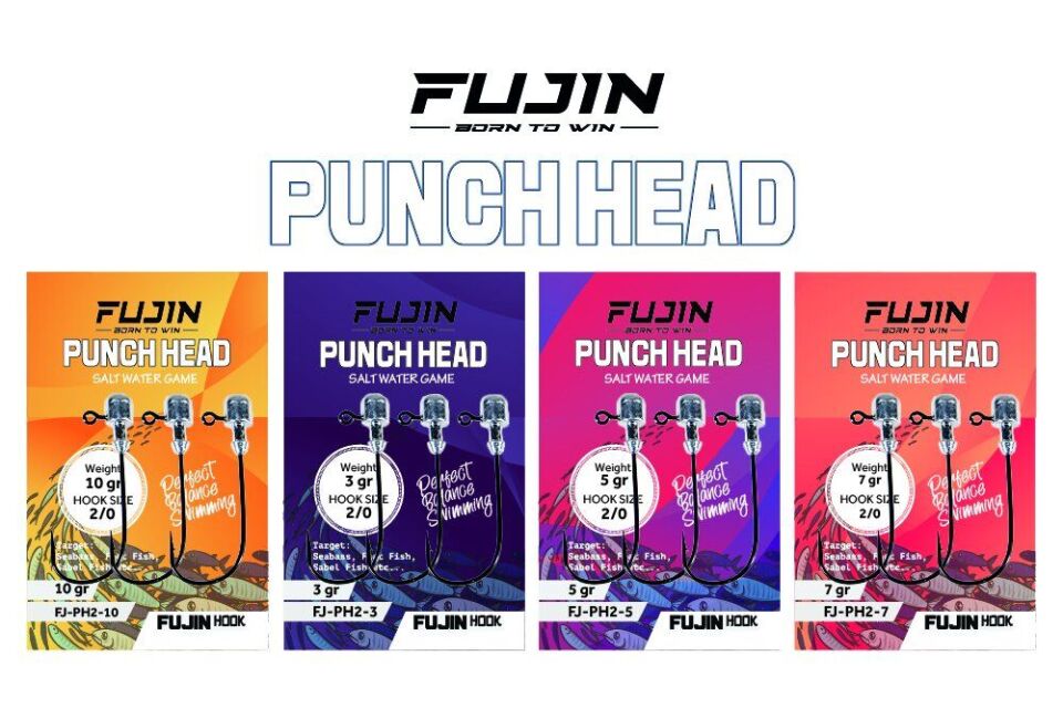 Fujin Punch Head 2/0 Jig Head 3gr