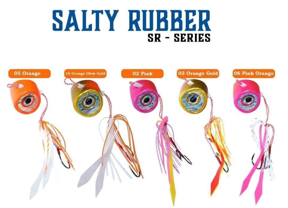 Fujin Salty Rubber Tai Rubber Yem 60gr 03 Orange Gold 3D Sr-10