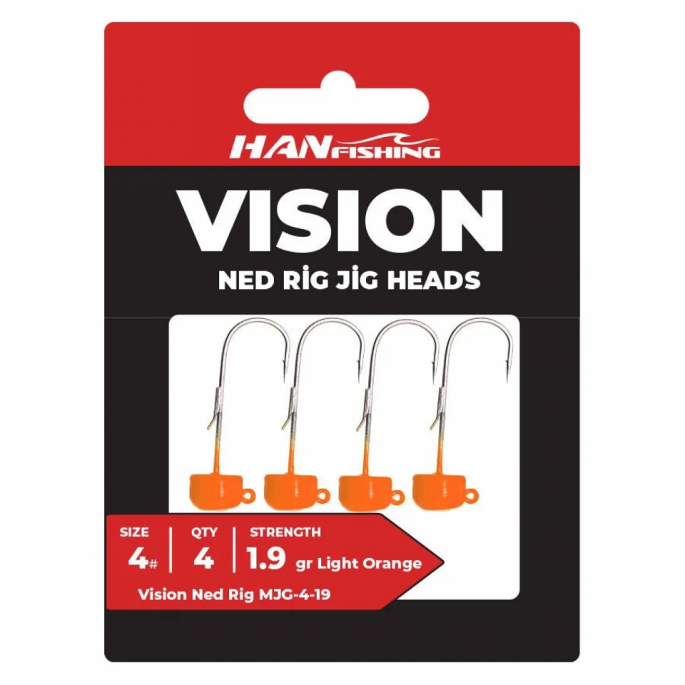 Vision Ned Rig Light Orange 4-1.9gr