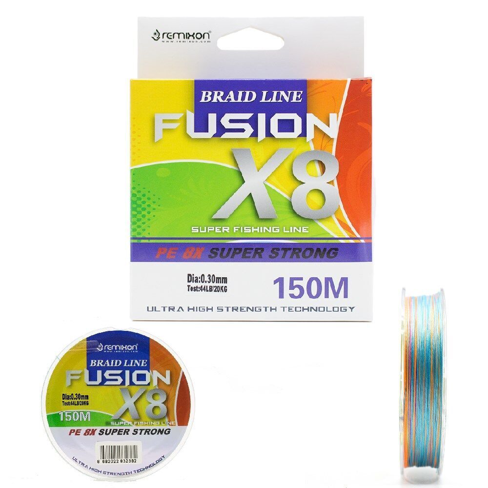 Remixon Fusion 150M X8 Multi Color İp Misina 0.13 mm