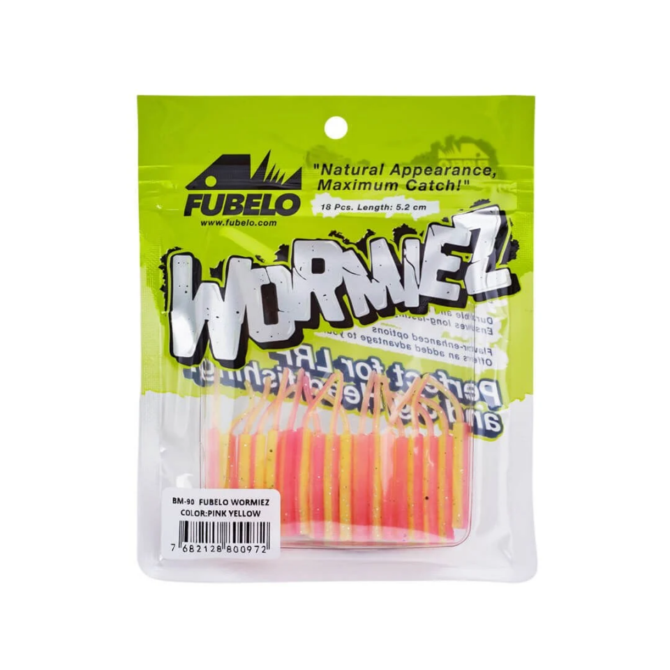 Fubelo Wormiez 5.2Cm Silikon Yem Pink Yellow