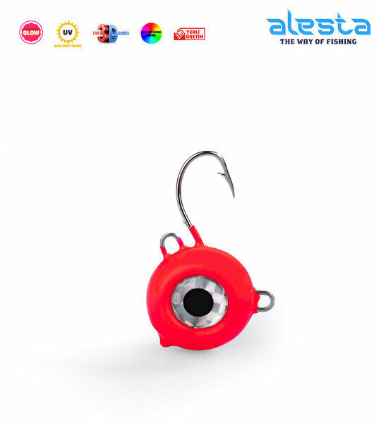 Alesta Tenya Jighead 150G 150G Pembe Glow