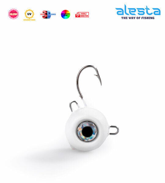 Alesta Tenya Jighead 150G 150G Beyaz Glow