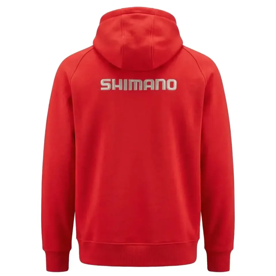 Shimano Hoodie Kapüşonlu Sweatshirt (Red) Large