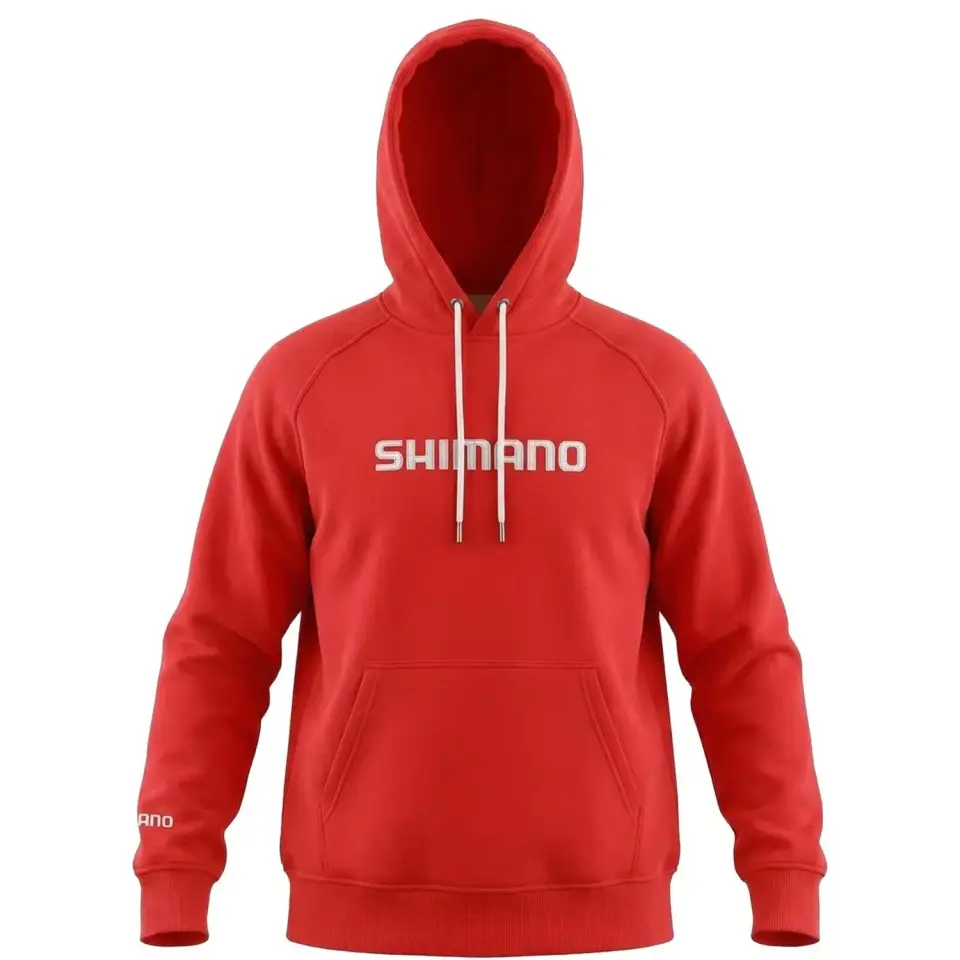 Shimano Hoodie Kapüşonlu Sweatshirt (Red) Xl