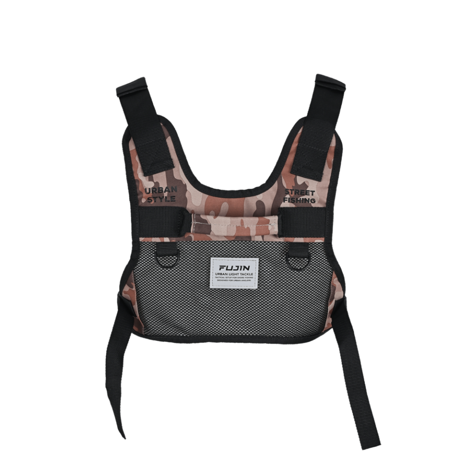 Fujin Tactical Vest Brown Camo Balıkçı Çantası