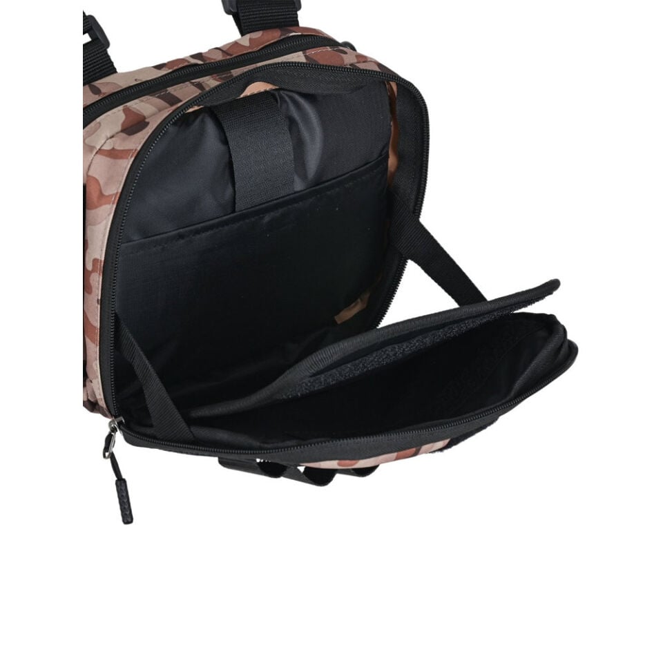 Fujin Tactical Vest Brown Camo Balıkçı Çantası