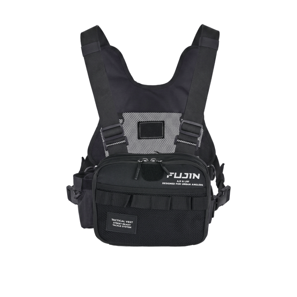 Fujin Tactical Vest Black Balıkçı Çantası