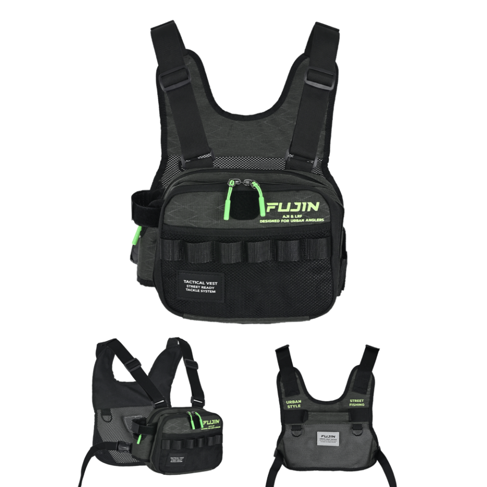Fujin Tactical Vest Khaki Balıkçı Çantası