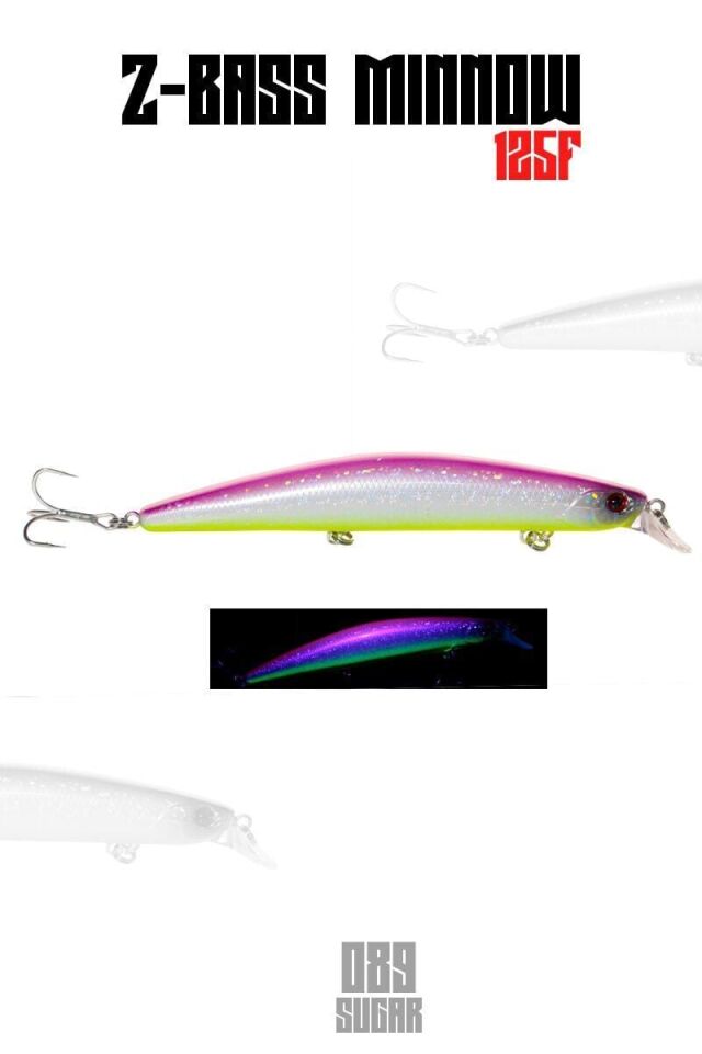 Fujin Z-Bass Minnow 125F 21Gr Maket Yem 089 Sugar